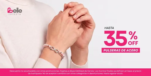 Belle - Pulseras de acero